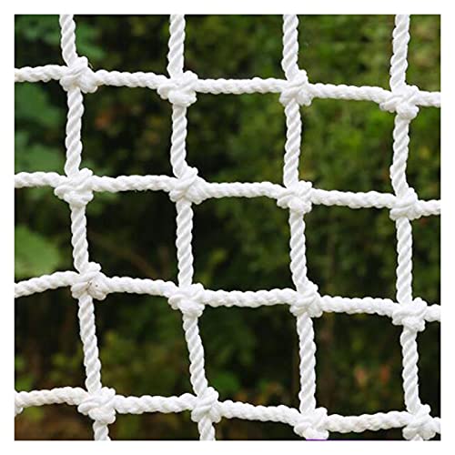 LEYWHEF Children Safety Net Nylon Railing Stairs Netting Anti-Falling Safety Net Balcony for Pet Fence Decor Mesh Garden Plant Climbing Netting(10cm mesh,4x8m(13.1x26.2ft)) von LEYWHEF