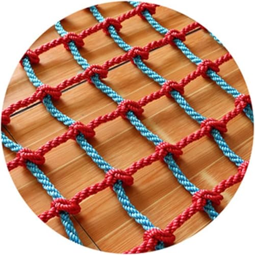 LEYWHEF Children's Rock Climbing Outdoor Training Climbing Nets Children's Safety Nets Colored Nylon Safety Nets(10cm Mesh,4x8m(13.1x26.2ft)) von LEYWHEF