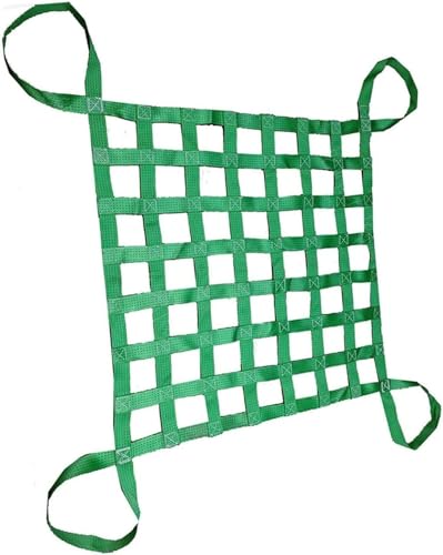 LEYWHEF Durable Polyester Lifting Net - Heavy-Duty Lifting Rope Nets for Cargo and Equipment Handling(2 X 2M/Mesh/15cm/Load 2.5t) von LEYWHEF