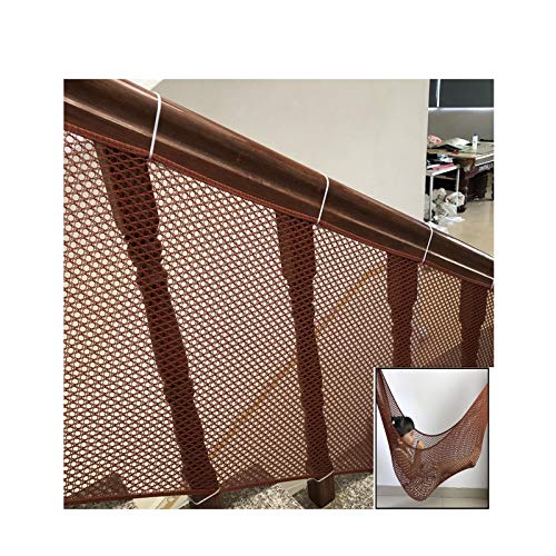 LEYWHEF Fishing Net Decor Child Safety Net, Banister Guards for Stairs Rails Balcony, Durable Pet Safety Mesh Anti-Fall Protective Netting(0.8x7m) von LEYWHEF
