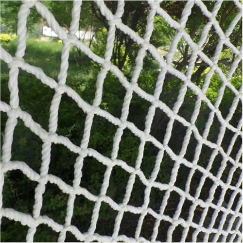 LEYWHEF Nylon Protection Net, Stair Fall Prevention Net, Fence Safety Net Balcony Banister Protection Child Safety Net Pet(5cm Mesh,3x3m(9.8x9.8ft)) von LEYWHEF