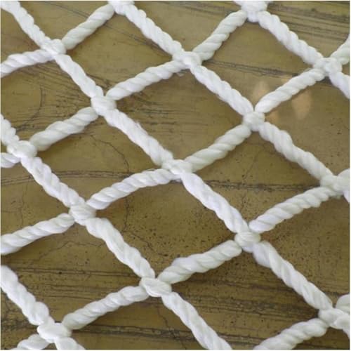 LEYWHEF Nylon Rope Safe Net, Plant Fence Rope Netting Children Climbing Outdoor Training Climbing Net Truck Trailer Netting Net(5cm mesh,1x10m(3.3x32.8ft)) von LEYWHEF