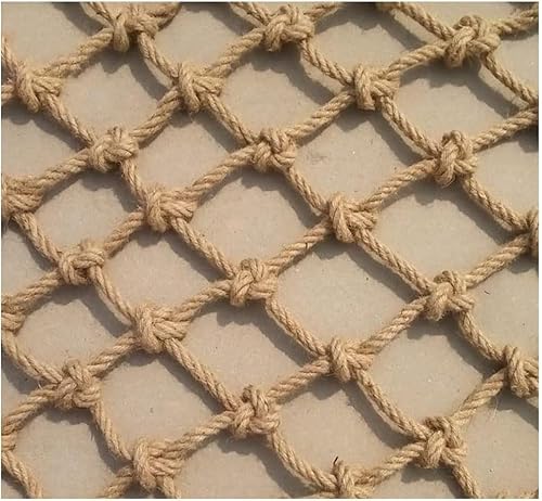 LEYWHEF Safety Nets Rope Net Rope, Rope Netting Stair Balcony Railing Protection Fence Net Balcony Banister Stair Protection(10x10cm,1x2m (3.28X6.56ft)) von LEYWHEF