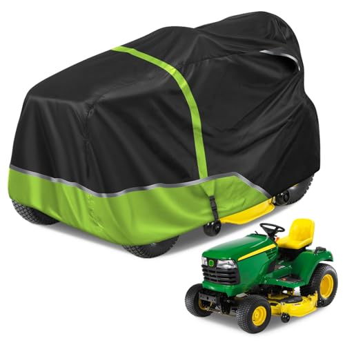 LP93647 Abdeckung für Aufsitzrasenmäher, kompatibel mit John Deere X300 – X700 2007–2015 Traktoren, 420D Oxford Sonne, staubabweisend, wetterfest, Outdoor-Schutz, mit elastischer Schnur und LP93647 Abdeckung für Aufsitzrasenmäher, kompatibel mit John Deere X300 – X700 2007–2015 Traktoren, 420D Oxford Sonne, staubabweisend, wetterfest, Outdoor-Schutz, mit elastischer Schnur und von LEZZYRUCK