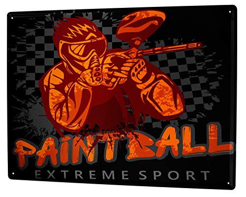 Blechschild Fun Paintball von LEotiE SINCE 2004