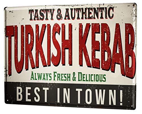 Blechschild Küche Türkischer Kebab Döner von LEotiE SINCE 2004