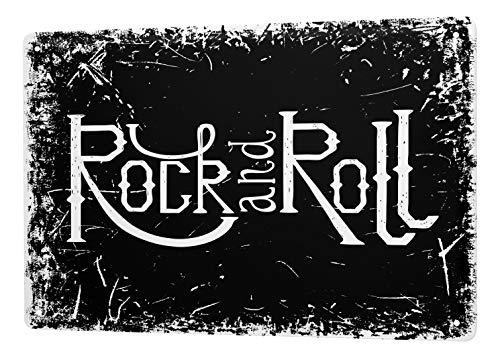 Blechschild Vintage Retro Metallschild Wandschild Blech Poster Sprüche Rock and Roll von LEotiE SINCE 2004