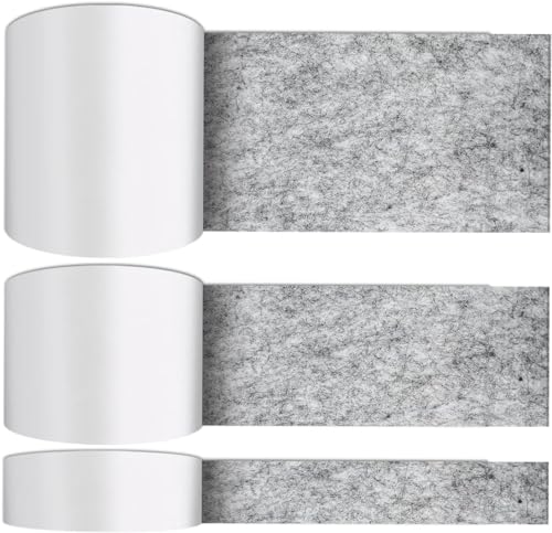 LFBEST Filzgleiter Selbstklebend 4mm Dicker, 3 Rollen Filz Selbstklebend Möbelgleiter 100 cm * 10 cm + 100 cm * 5 cm + 100 cm * 2 cm Schneiden Sie jede form Filzstreifen Selbstklebend für Stühle Möbel LFBEST Filzgleiter Selbstklebend 4mm Dicker, 3 Rollen Filz Selbstklebend Möbelgleiter 100 cm * 10 cm + 100 cm * 5 cm + 100 cm * 2 cm Schneiden Sie jede form Filzstreifen Selbstklebend für Stühle Möbel von LFBEST