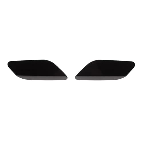 LFDTO 5C6955109 5C6955110 Unlackiert Auto Front Scheinwerfer Waschmaschine Abdeckung Scheinwerfer Spray Düse Jet Kappe Fit for VW JETTA IV 2011-2014(Black SET) von LFDTO