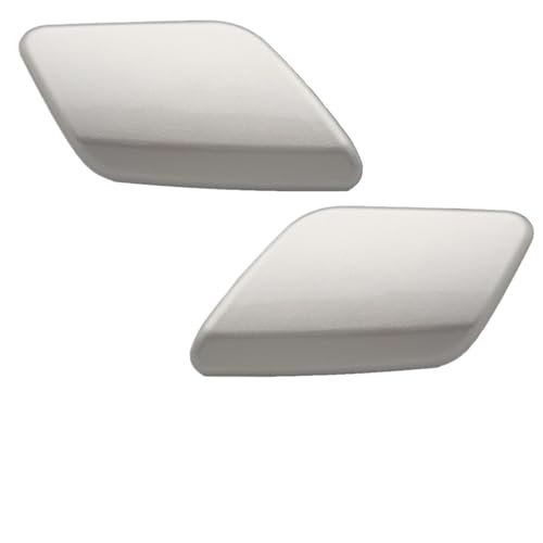 LFDTO Paar passend for Volvo S60 V60 2011 2012 2013 39802699 39802681 Auto-Frontstoßstange Scheinwerfer-Waschanlage Sprühdüsen-Abdeckkappe links rechts(Grey LH RH) von LFDTO