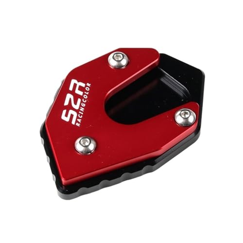LFDTO Passend for CB125R CB 125R CB125 CB 125 R Motorradzubehör Seitenständer-Vergrößerungsplatte Ständerverlängerung Fußablage(Red) von LFDTO
