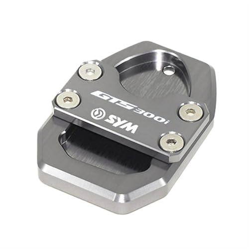 LFDTO Passend for SYM CRUISYM 300 GTS 300i Joymax Z300 GTS300i Motorrad CNC-Ständerfuß-Seitenständer-Verlängerungsstützplatte Vergrößerungspad(Titanium) von LFDTO