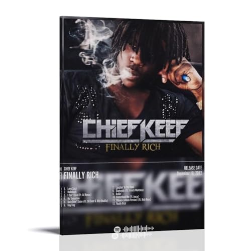 Finallly Rich-Chief Keef Leinwand-Wandkunst, Heimposter sind geeignet für Schlafzimmer, Esszimmer und Wohnzimmer, schönes Kunstwerk ist ein tolles Geschenk für Freunde, Rahmenstil: 30 x 45 cm Finallly Rich-Chief Keef Leinwand-Wandkunst, Heimposter sind geeignet für Schlafzimmer, Esszimmer und Wohnzimmer, schönes Kunstwerk ist ein tolles Geschenk für Freunde, Rahmenstil: 30 x 45 cm von LFFHUU
