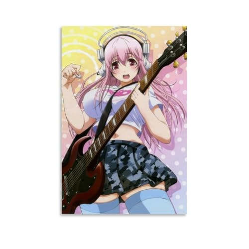 Super Sonico Leinwand-Wandkunst, Heimposter sind geeignet für Schlafzimmer, Esszimmer und Wohnzimmer, schönes Kunstwerk ist ein tolles Geschenk für Freunde, ungerahmt, 60 x 90 cm Super Sonico Leinwand-Wandkunst, Heimposter sind geeignet für Schlafzimmer, Esszimmer und Wohnzimmer, schönes Kunstwerk ist ein tolles Geschenk für Freunde, ungerahmt, 60 x 90 cm von LFFHUU