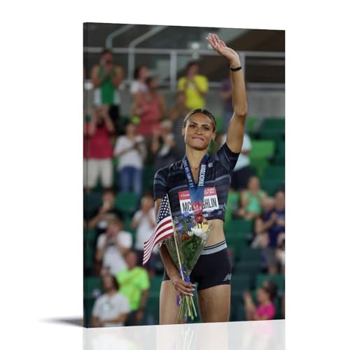 Sydney McLaughlin Leinwand-Wandkunst, Heimposter sind geeignet für Schlafzimmer, Esszimmer und Wohnzimmer, schönes Kunstwerk ist ein tolles Geschenk für Freunde, Rahmenstil: 20 x 30 cm Sydney McLaughlin Leinwand-Wandkunst, Heimposter sind geeignet für Schlafzimmer, Esszimmer und Wohnzimmer, schönes Kunstwerk ist ein tolles Geschenk für Freunde, Rahmenstil: 20 x 30 cm von LFFHUU