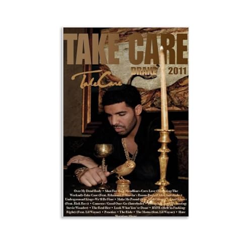 "Take Care"-Drake-Wandkunst, Poster auf Leinwand sind geeignet für Schlafzimmer, Esszimmer und Wohnzimmer, schönes Kunstwerk ist ein tolles Geschenk für Freunde, ungerahmt, 60 x 90 cm "Take Care"-Drake-Wandkunst, Poster auf Leinwand sind geeignet für Schlafzimmer, Esszimmer und Wohnzimmer, schönes Kunstwerk ist ein tolles Geschenk für Freunde, ungerahmt, 60 x 90 cm von LFFHUU