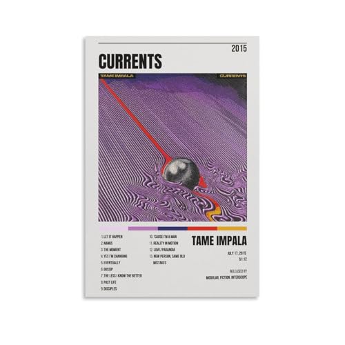 Tame Impala Currents Leinwand-Wandkunst, Heimposter sind geeignet für Schlafzimmer, Esszimmer und Wohnzimmer, schönes Kunstwerk ist ein tolles Geschenk für Freunde, ungerahmt, 20 x 30 cm Tame Impala Currents Leinwand-Wandkunst, Heimposter sind geeignet für Schlafzimmer, Esszimmer und Wohnzimmer, schönes Kunstwerk ist ein tolles Geschenk für Freunde, ungerahmt, 20 x 30 cm von LFFHUU