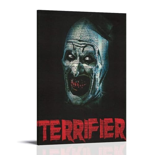 Terrifier Leinwand-Kunst, Heimposter sind geeignet für Schlafzimmer, Esszimmer und Wohnzimmer, schönes Kunstwerk ist ein tolles Geschenk für Freunde, Rahmenstil: 20 x 30 cm Terrifier Leinwand-Kunst, Heimposter sind geeignet für Schlafzimmer, Esszimmer und Wohnzimmer, schönes Kunstwerk ist ein tolles Geschenk für Freunde, Rahmenstil: 20 x 30 cm von LFFHUU