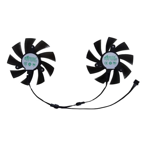 LFGOZSD 2 Teile/Satz GA92S2H PLA09215B12H GPU Kühler Video Lüfter Für JIESHUO Notebook RTX3070M 8G Für Nvidia Laptop Chip RTX 3070M(GA92S2H) von LFGOZSD