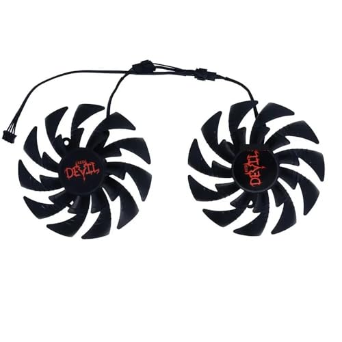 LFGOZSD 2 Teile/Satz GPU Kühler, Grafikkarte Fan, DIY T129215BU PLD10015B12H Für MLLSE RTX3070 RTX 3070 8GB Gaming(DIY Type B) von LFGOZSD