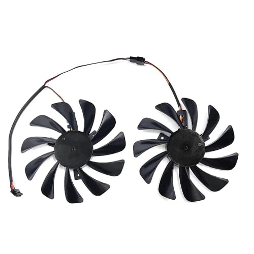 LFGOZSD 95MM CF1010U12S FDC10U12S9-C RX 5700 XT GPU-Lüfter, Für PowerColor Red für Dragon 5700XT 5600XT Grafikkartenlüfter(CF1010U12S) von LFGOZSD