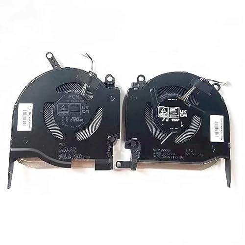 LFGOZSD CPU GPU Fan for HP Omen 16-K 16-N Pro TPN-Q280/Q281 Cooling 5V 12V ND8C00 N18097-001(5V Set) von LFGOZSD