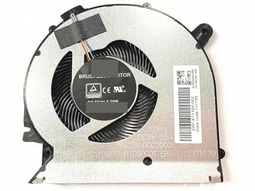 LFGOZSD Cooling Fan for HP for ENVY13 Envy 13-AH 13-AH1025CL TPN-W136 X360 Laptop L19526-001 L19527-001 023.100C2.0001 von LFGOZSD