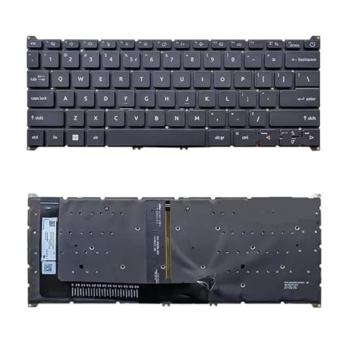 LFGOZSD Für Acer für Aspire 5 A514-55G-57Q3 A514-55A 514-55-37VX N22C5 S40-54-5389 Laptop-Tastatur(Black Backlight US) von LFGOZSD
