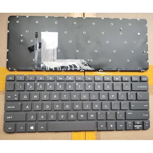 LFGOZSD Für HP für Spectre X360 13-4000 13-4100 13-4200 für für PRO x360 G1 G2 TPN-Q157 Q213 13-Y Tastatur mit Hintergrundbeleuchtung US(Brown Backlit US) von LFGOZSD