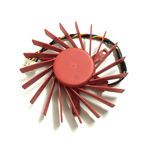 LFGOZSD Grafikkühler, Grafikkartenlüfter PLD06010B12HH, 4-poliger Stecker für ATI Dataland Powercolor HD4830 HD4850 ​​HD 4830 4850 von LFGOZSD