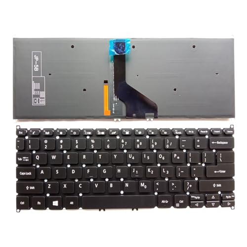 LFGOZSD Laptop-Tastatur für Acer für Swift SF314-57/58/59/G, SF514-51/52/54 SF515-51 Serie(Del Black Backlit) von LFGOZSD