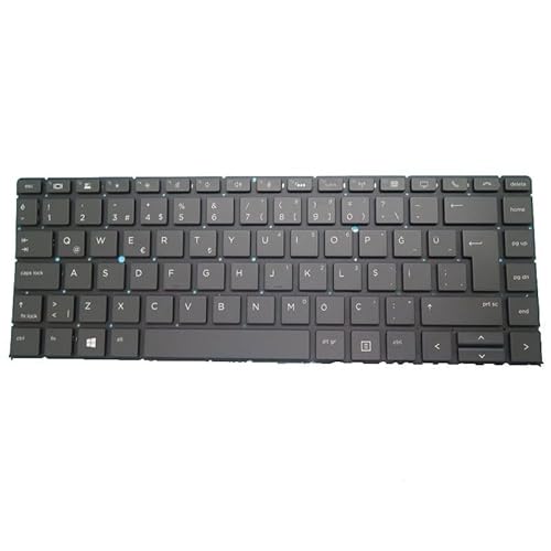 LFGOZSD Laptop-Tastatur für HP EliteBook 1040 G4, schwarz, mit Hintergrundbeleuchtung, Belgien BE/RO, Rumänisch/Deutsch GR/Thailand TI/Slowenisch SL(Turkish TR) von LFGOZSD