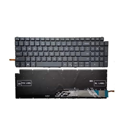 LFGOZSD Laptop-Tastatur kompatibel für Dell für Latitude 3510 15 15-3510 3501 5501 5505 3500(Grey with Backlit) von LFGOZSD