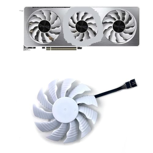 LFGOZSD Lüfter 82MM 4PIN T128015SU für Gigabyte für GeForce RTX 3070 Vision OC 8G 3060 Ti LHR Video Karte Fans(B) von LFGOZSD