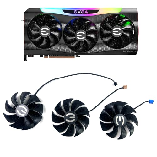 LFGOZSD Lüfter 88mm 4pin PLD09220S12H Für EVGA für GeForce RTX 3060 ti 3070 3080 TI 3090 FTW3 XC3 Ultra für Gaming Kühler Fan(ABC) von LFGOZSD