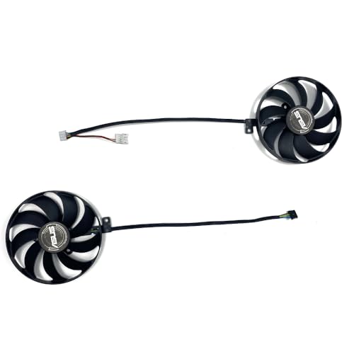 LFGOZSD Lüfter 90MM 4PIN T129215SU Für ASUS für Dual RTX 2060 2070 2080 SUPER EVO Advanced Grafikkartenlüfter(Brown) von LFGOZSD