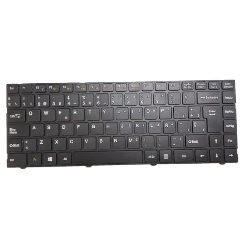 LFGOZSD PO/SP/GR Tastatur Für MEDION für AKOYA E14410 MD63800 Schwarz Mit Rahmen(Spanish SP) von LFGOZSD