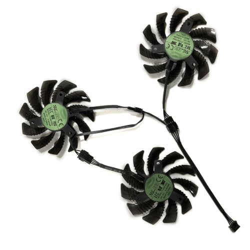 LFGOZSD T128010SU,PLD08010S12HH,GPU-Lüfter, Für GIGABYTE R9 Fury GTX 1080 1070 G1 Rock Gaming,gtx1080 windforce oc 8g,Video Karten Kühlung(Triple T128010SU) von LFGOZSD