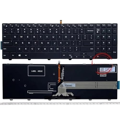 LFGOZSD US Keyboard for Dell 17-5748 5749 5755 5758 5759 P26E 15 5557 5478 Laptop Backlight von LFGOZSD