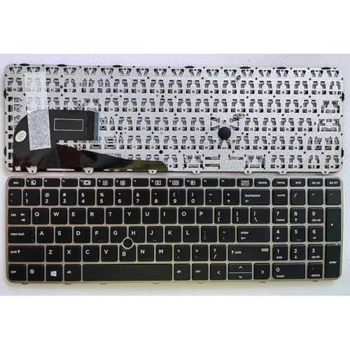 LFGOZSD US Laptop Tastatur für Hp für Zbook 15u G3 G4 für Elitebook 755,850 836623-B31 836621-031 L89916-001(No Point US1) von LFGOZSD