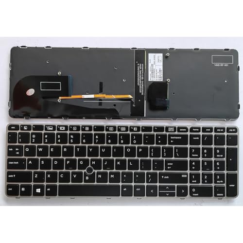 LFGOZSD US Laptop Tastatur für Hp für Zbook 15u G3 G4 für Elitebook 755,850 836623-B31 836621-031 L89916-001(Point Backlit US) von LFGOZSD