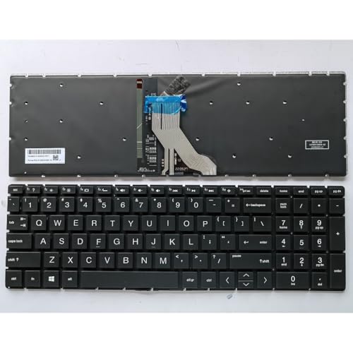 LFGOZSD Uns RU für HP für Pavilion 15S 15-CU CN CR CX CW DA DR DY DF DX DK DU TPN-C136 C135 C133 C139 W134 Q200 Q208 Q210 C141Laptop Tastatur(Black US Backlit) von LFGOZSD
