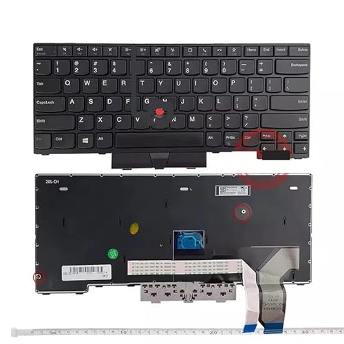 US Keyboard for Lenovo for Thinkpad L14 Gen1 Gen2 TP00120E Backlight von LFGOZSD