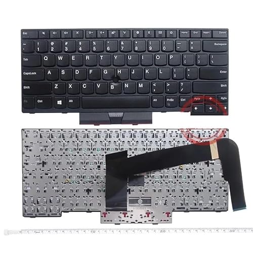 US Keyboard for Lenovo for Thinkpad T470 T480 A475 A485 01AX487 01AX569 01AX528 with Backlight(Silver) von LFGOZSD