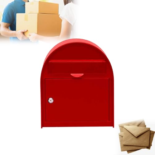 LFHWHKJ 15-Zoll-Paketzustellungsboxen for den Außenbereich, Paketbehälter mit sicherer Aufbewahrung, Briefaufbewahrungsbox mit verschließbarem Deckel, wasserdichter, diebstahlsicherer Paketbriefkasten von LFHWHKJ