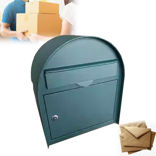 LFHWHKJ 15-Zoll-Paketzustellungsboxen for den Außenbereich, Paketbehälter mit sicherer Aufbewahrung, Briefaufbewahrungsbox mit verschließbarem Deckel, wasserdichter, diebstahlsicherer Paketbriefkasten von LFHWHKJ