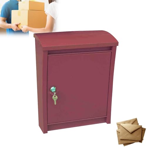 LFHWHKJ 16-Zoll-Paketkasten for den Außenbereich, Mini-Aufbewahrungsbox for Aufhängen von Briefen, Paketkasten mit sicherer Aufbewahrung, wasserdichter Diebstahlschutz-Paketbriefkasten for die Veranda von LFHWHKJ