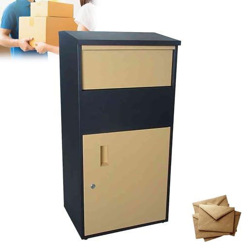 LFHWHKJ 38-Zoll-Paketboxen for den Außenbereich, wasserdichte, diebstahlsichere Paketbox for den Außenbereich, ultragroßer Briefkasten for Pakete, erforderlicher Paketbehälter for die Veranda im Freie LFHWHKJ 38-Zoll-Paketboxen for den Außenbereich, wasserdichte, diebstahlsichere Paketbox for den Außenbereich, ultragroßer Briefkasten for Pakete, erforderlicher Paketbehälter for die Veranda im Freie von LFHWHKJ