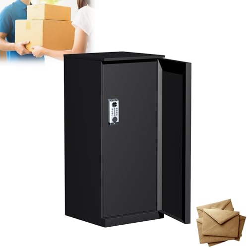 LFHWHKJ 39-Zoll-Paketboxen for den Außenbereich mit Passwortsperre, ultragroßer Briefkasten for Pakete, wasserdichter, diebstahlsicherer Paketkasten for den Außenbereich, erforderlicher Paketbehälter von LFHWHKJ
