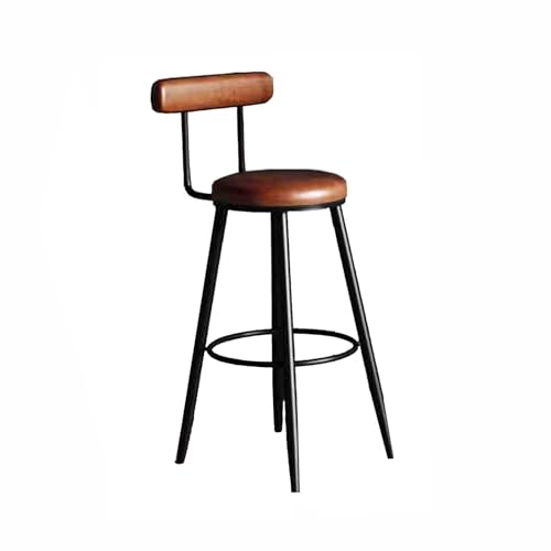 LFHWHKJ 41 Zoll runder Stehtisch und Stuhl, runder Kneipentisch in Thekenhöhe mit 2 Barhockern mit PU-Polsterung, Cocktailtisch, Stehtisch for Bar, Esszimmer, Küche, Bistro, Café, Restaurant(Chair A 5 von LFHWHKJ